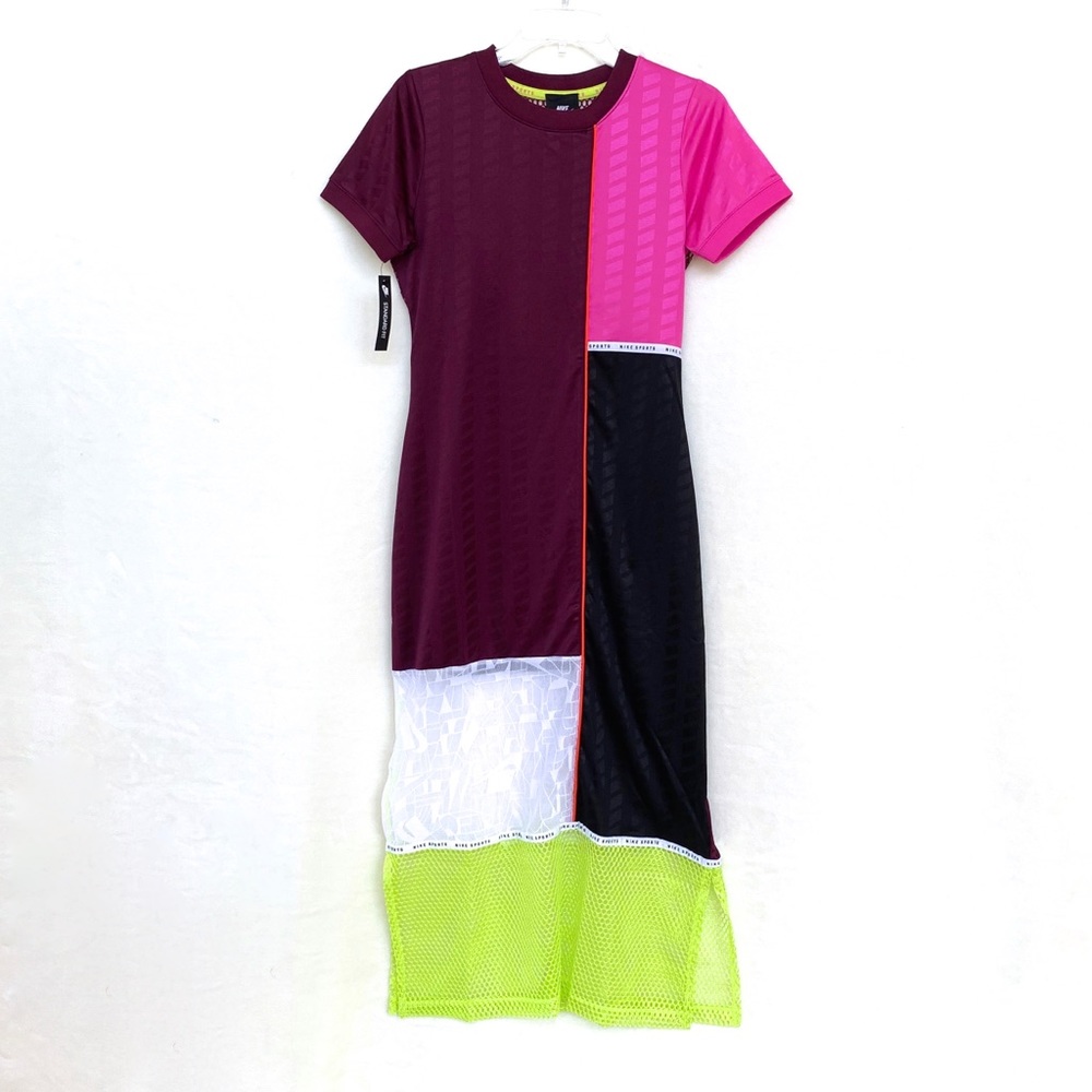 Nike Nsw Color-Block Bordeaux Dress